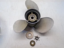 K3 Aluminum 14" X 19P Mercury Black Max Propeller Prop 48-78120-19 w/ Hub Kit