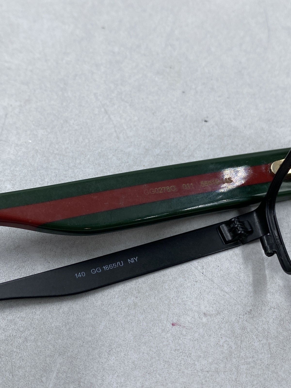 Gucci Black Multicolor Rectangular Eyewear Glasses - image 6
