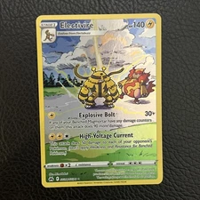 Pokemon SWSH Crown Zenith Electivire Galarian Gallery GG08/GG70 Holo Card - NM