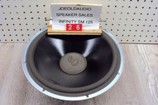 Infinity Studio Monitor 125 Original Woofer P/N SM12-2 Tested With 60 Watt Amp.