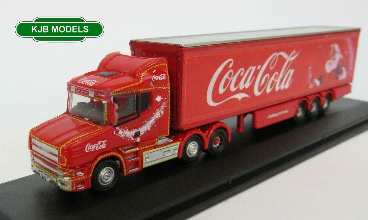 N Gauge Oxford 1 148 NTCAB007CC SCANIA T CAB Coca Cola Christmas