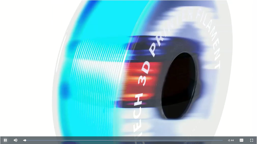 10 kg de filament PETG Geeetech 1,75 mm 1 kg/rouleau consommables 3D puissants FR - Vidéo 1 sur 1