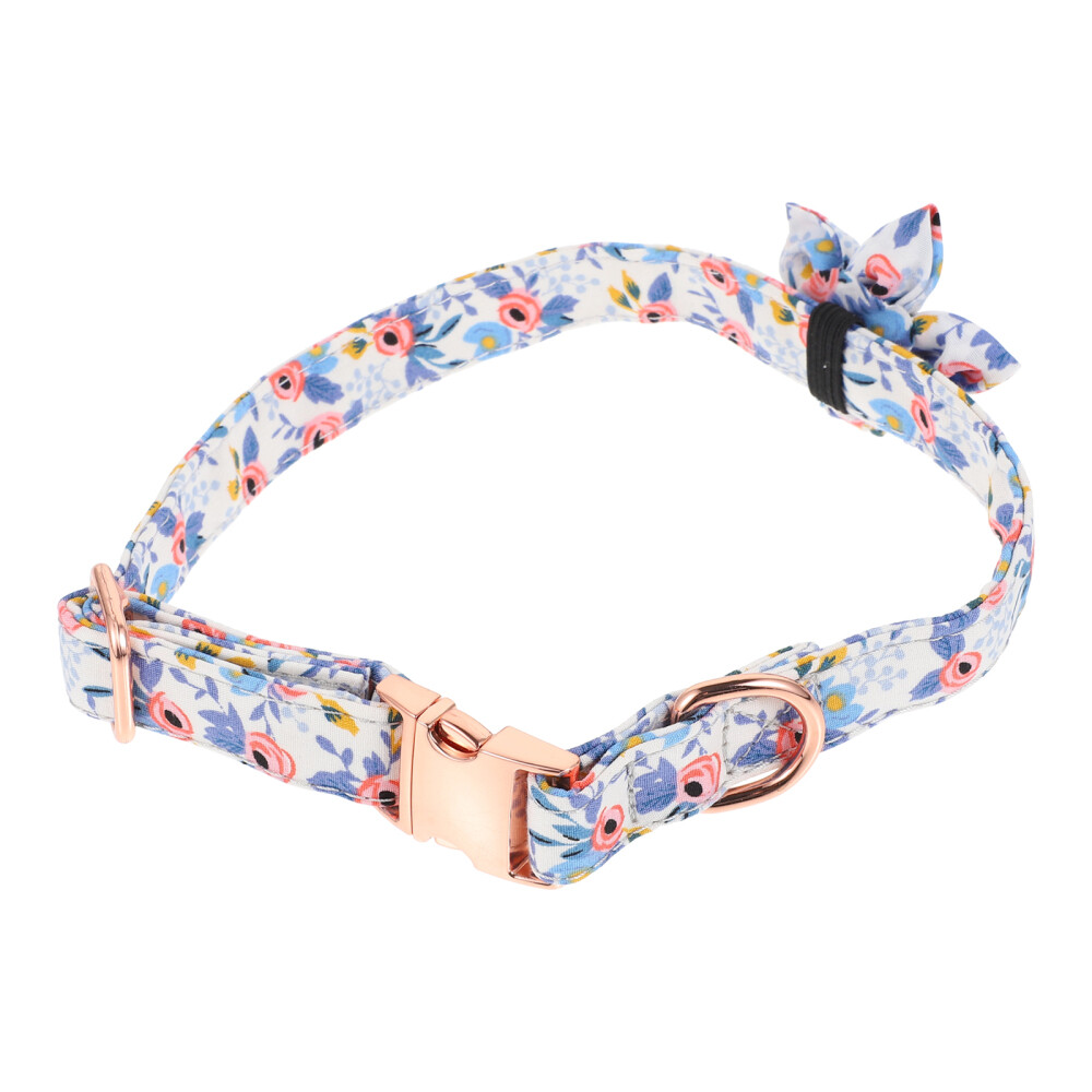 Adjustable Cat Neck Belt Daisy Patterns Collar Pet The Flowers eBay