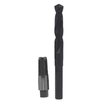 3/8 In. Carbon Steel NPT Pipe Tap and 37/64 In. High Speed Steel Drill Bit Set (