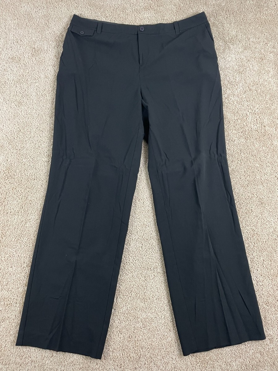 ladies straight leg dress pants HUPOM Womens Stretchy Training Pants Suit Slacks High Waist Rise Long Straight-Leg Blue S then hang them to dry Avenue Dress Pants Womens 40x32