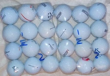 2 Dozen  Used  Titleist AVX golf balls. Mint-minus/ no cuts or scuffs.