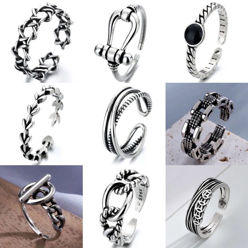 Stainless steel thumb best sale rings