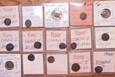 15 Roman Ancient Coins approx. 2000+ Years Old, Out Of Local Estate