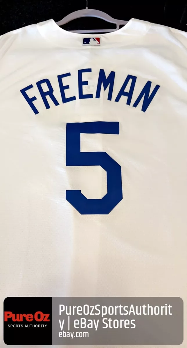 Los Angeles Dodgers Freddie Freeman #5 Nike Men's White Home