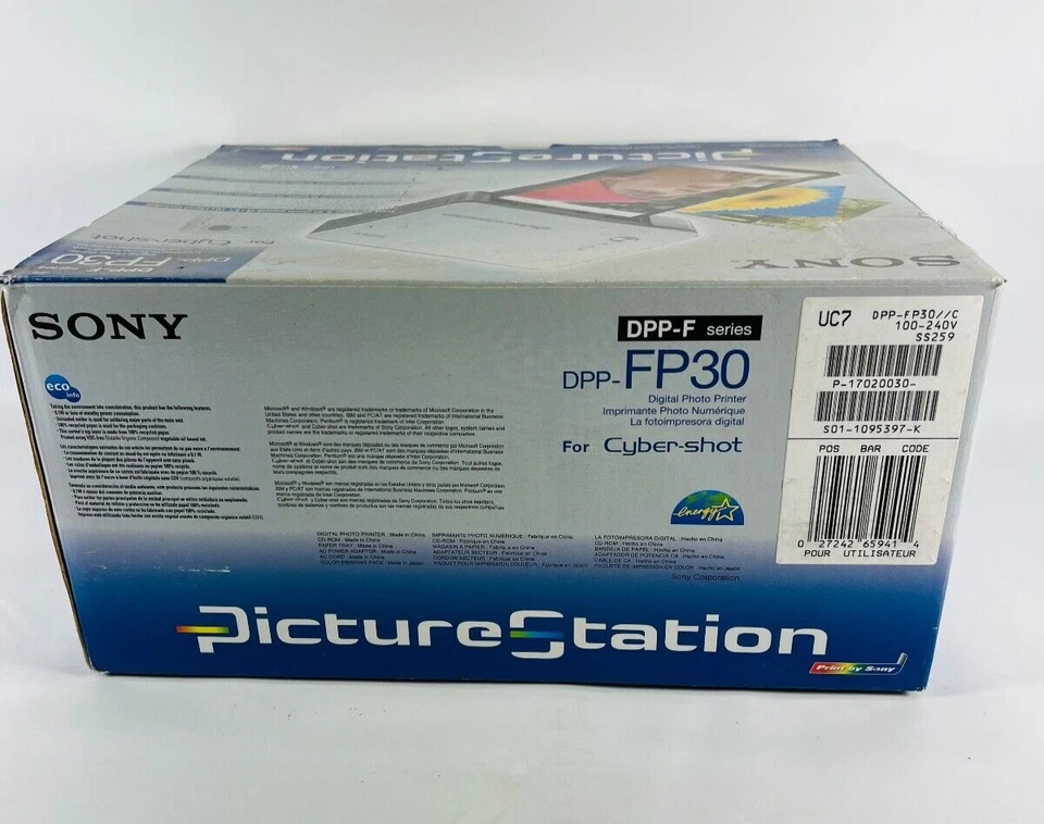 Sony Picture Station for Cyber-Shot DPP-FP30 DIGITAL Photo Printer New Open Box! - Image 4 of 4