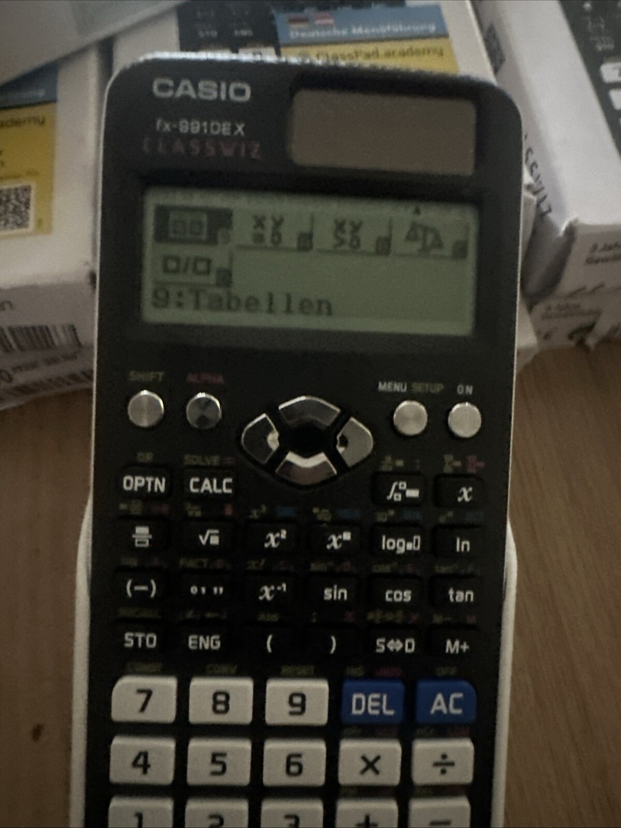 Casio FX-991DEX Scientific Calculator A Level( German Version) | eBay