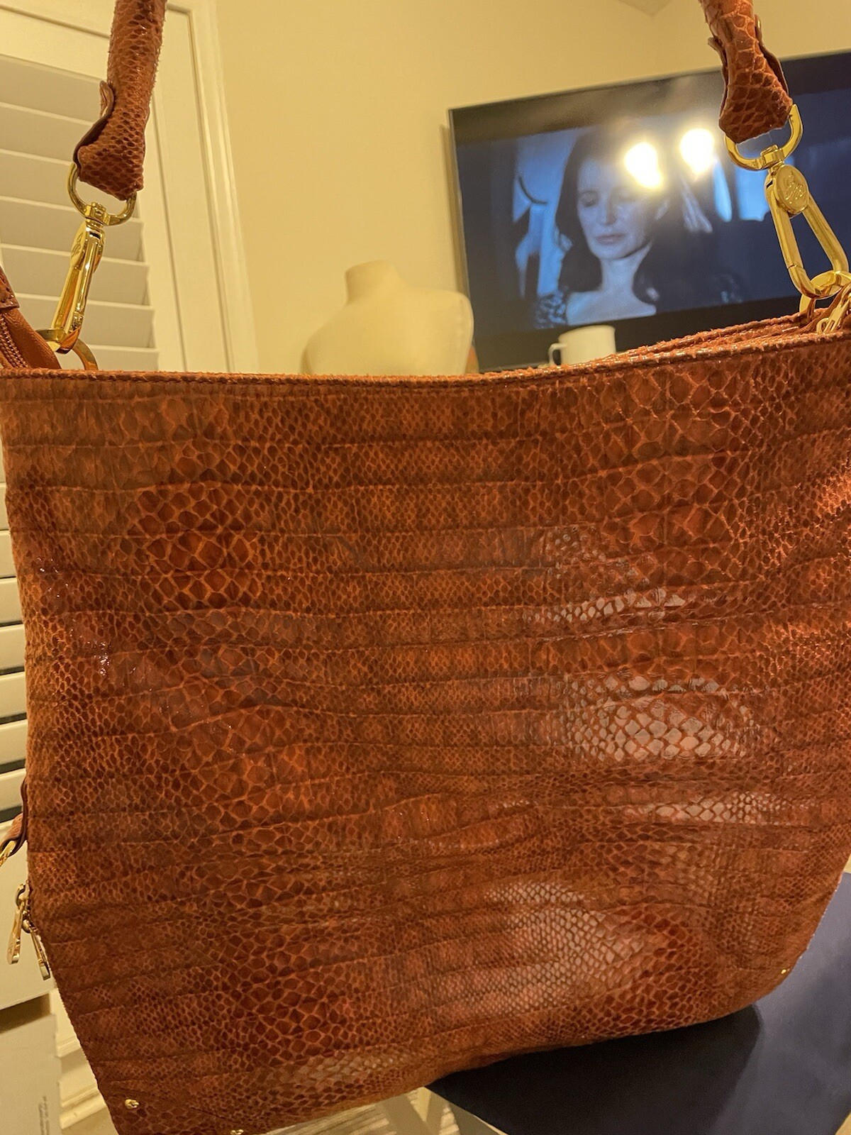 Joy Mangano Convertible Soft Snake Pattern Foldin… - image 4