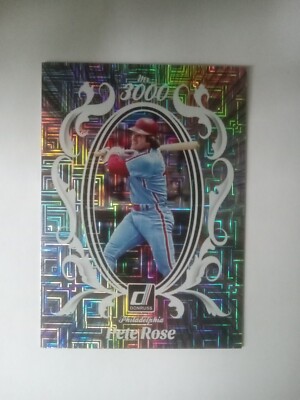 Pete Rose 2023 Donruss Mr 3000 Vector Parallel Card #M3K-2