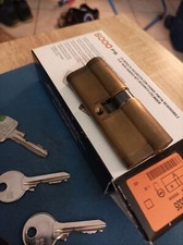 Cilindro Europeo A Infilare Sicurezza 80mm Porta Serratura Lucchetto Chiavi2