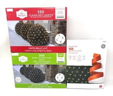 Mini Net Lights 4ft x 6ft Holiday Christmas - Many Styles/Colors