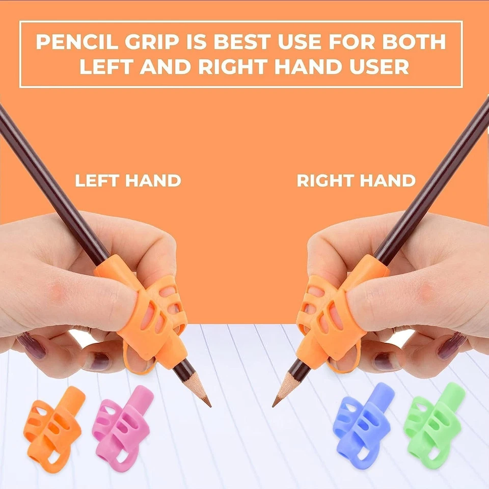 JustBlanks Kids 20 Pcs Handwriting Posture Correction 3 Fingers Pencil Grips - Изображение 2 из 4