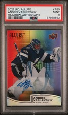 2021-22 Upper Deck Allure Rainbow Full Auto Andrei Vasilevskiy #R-89 Auto PSA 9