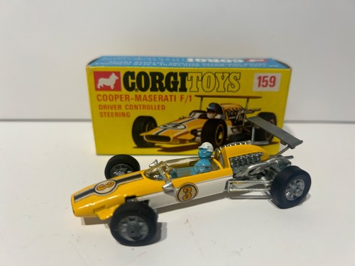 Corgi Toys 159 Cooper Maserati F1, Boxed, Original, 1960's. Rare, Vintage. - Picture 3 of 15