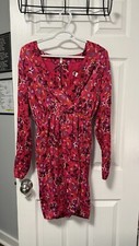 Maeve Pink Floral Paisley Dress XS Split Hem NWT Anthropologie Boho