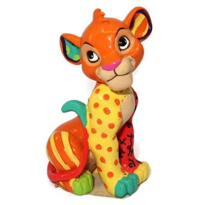 Disney Romero Britto Pop Art Seated SIMBA from Lion King Figurine 3''