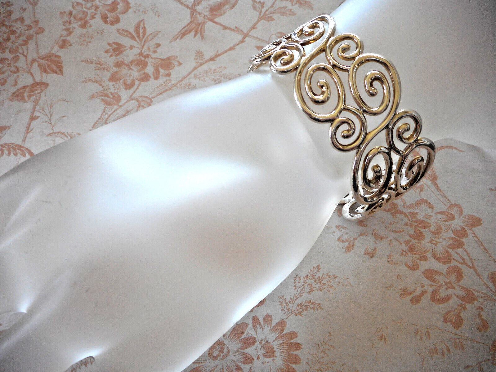 Ross Simons Sterling Silver Open Scroll Cuff Brac… - image 17
