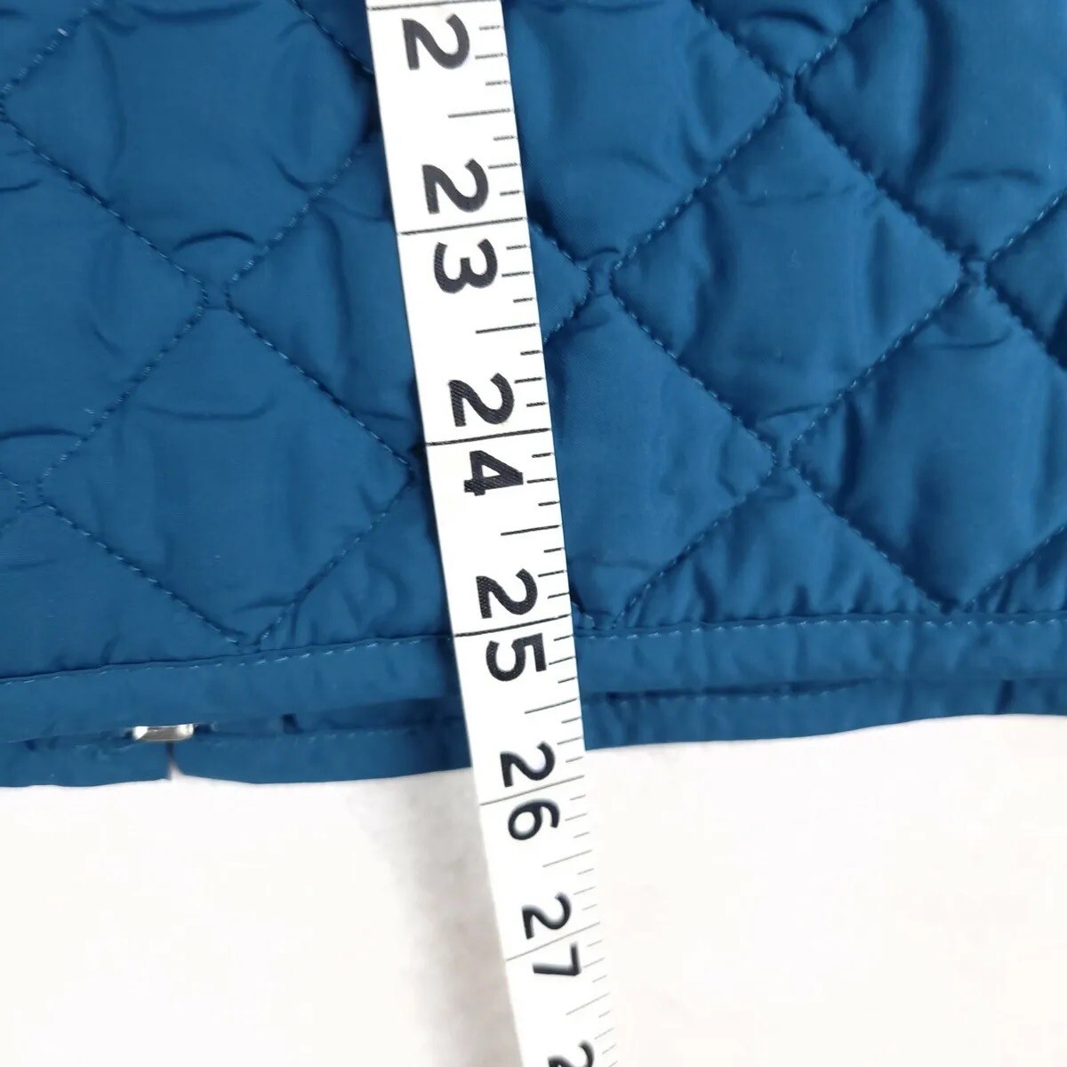 Pendleton Puffer Diamond Quilted Jacket Blue Full… - image 6