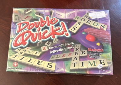 Vtg Double Quick Crossword Word Game Winning Moves 1999 NEW SEALED