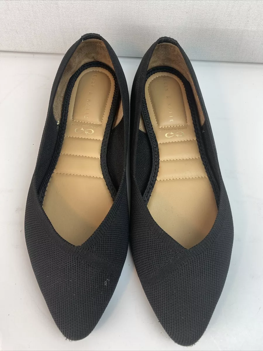 Kelly & katie black best sale flats