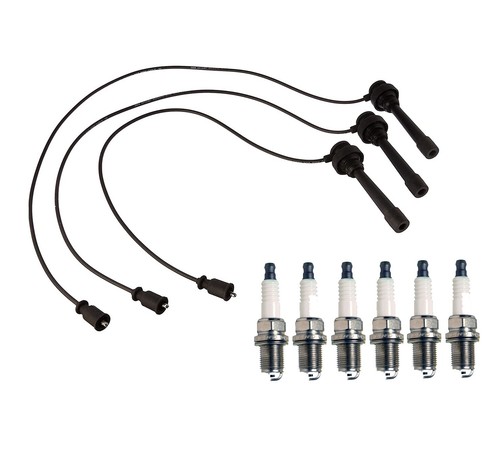 Denso Wire Set 5mm & 6 U-Groove Spark Plug 0.032 Kit For Mitsubishi 3.8L V6 - 第 1/1 張圖片