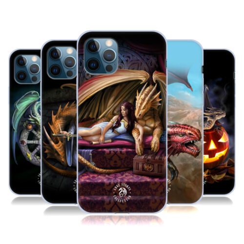 OFFICIAL ANNE STOKES DRAGONS 5 SOFT GEL CASE FOR APPLE iPHONE PHONES - Picture 1 of 12