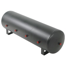 Firestone Black Steel Air Tank With 12 14 Npt Ports 20 Gallons 150 Psi Max