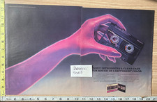 Sony Cassette Tapes Vintage 2 Page 1985 Print Advertisement Set