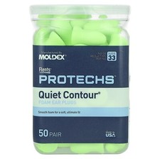 Protechs, Quiet Contour, Foam Ear Plugs, 50 Pair