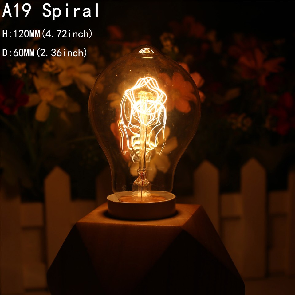 E27 40W Vintage LED Filament Edison Light Bulb Warm White Home Deco ...