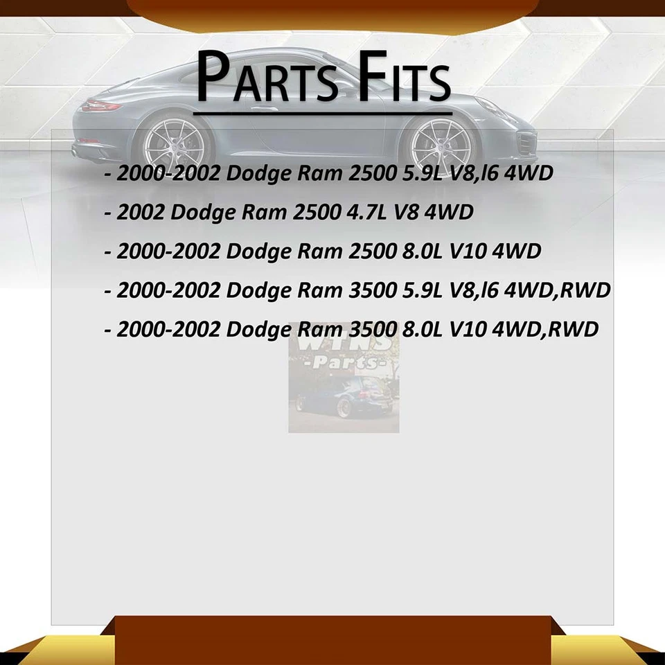 Para Dodge Ram 3500 2000 2001 2002 8,0 L 4x4 tracción trasera barra estabilizadora delantera kit de enlace 4x Foto 2 de 4