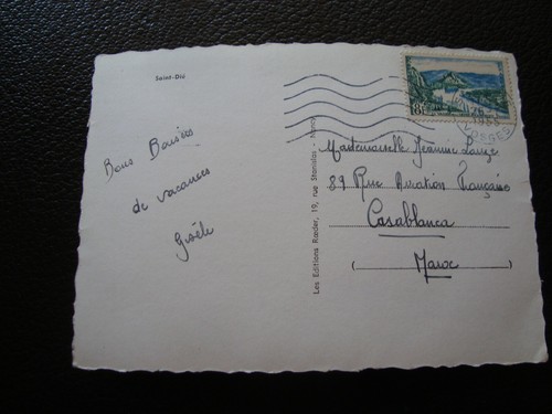 FRANCE - carte postale 1955 saint-dié (CY5) - Picture 2 of 2
