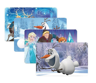 Frozen Die Eiskönigin 3D Platzdeckchen Unterlage Frühstück Elsa Olaf Disney