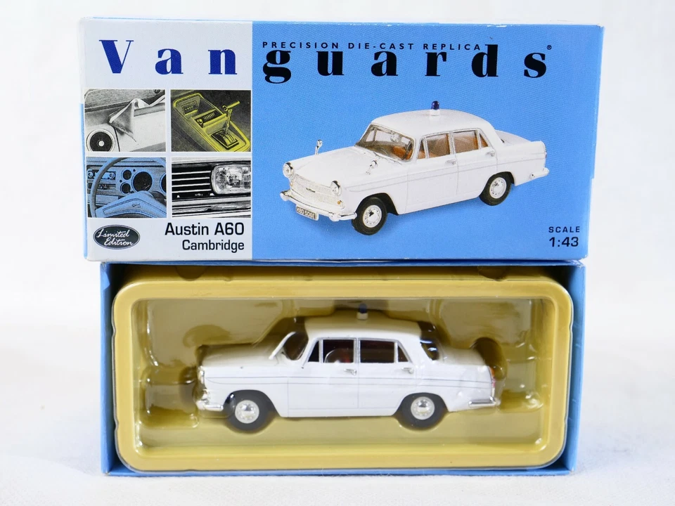 Vanguards N° VA04405 Austin A60 Cambridge Cardiff City Policía 1/43 Nuevo - Imagen 3 de 4