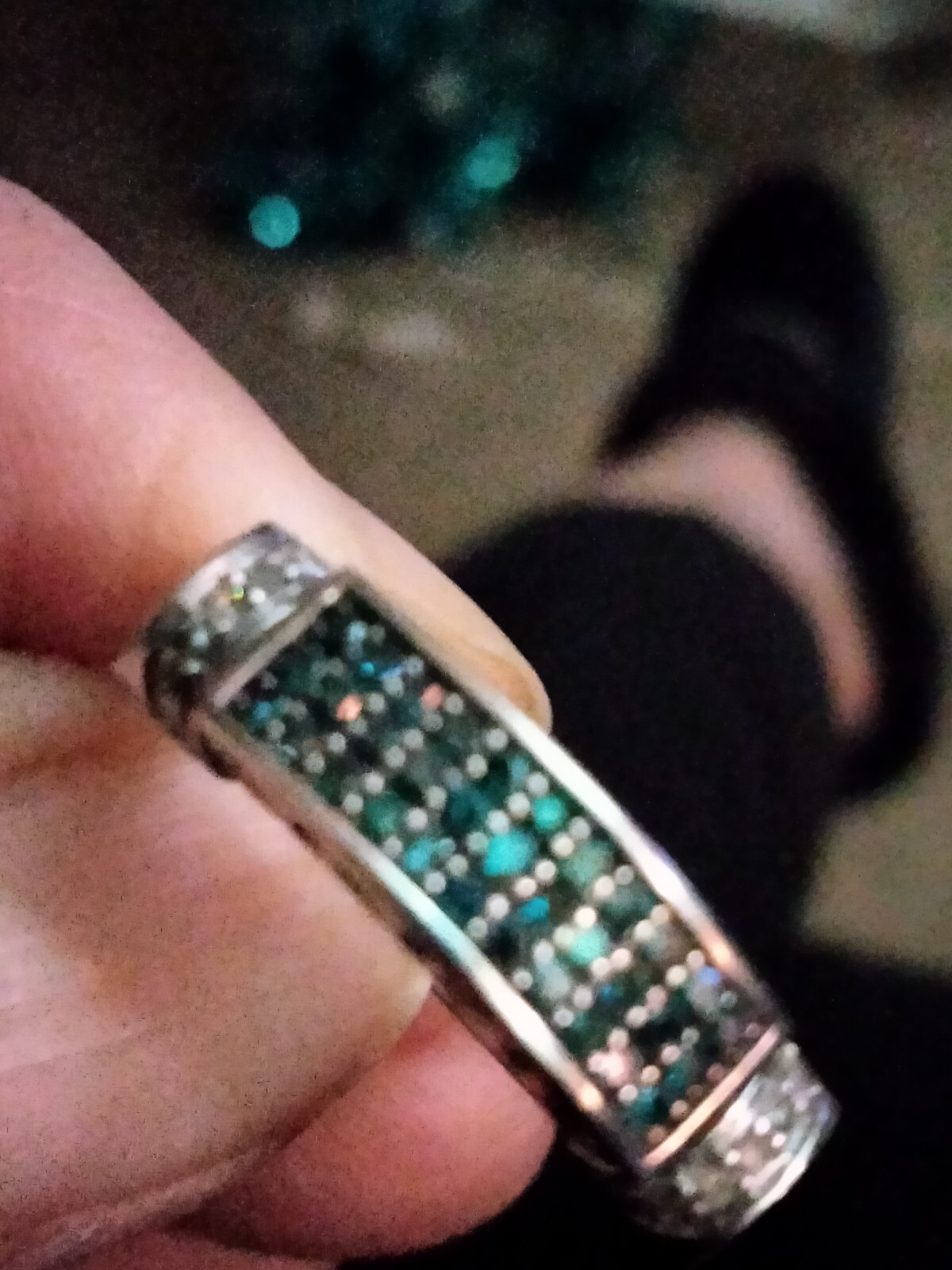 Diamond ring designer Multiple Diamonds preowned … - image 3