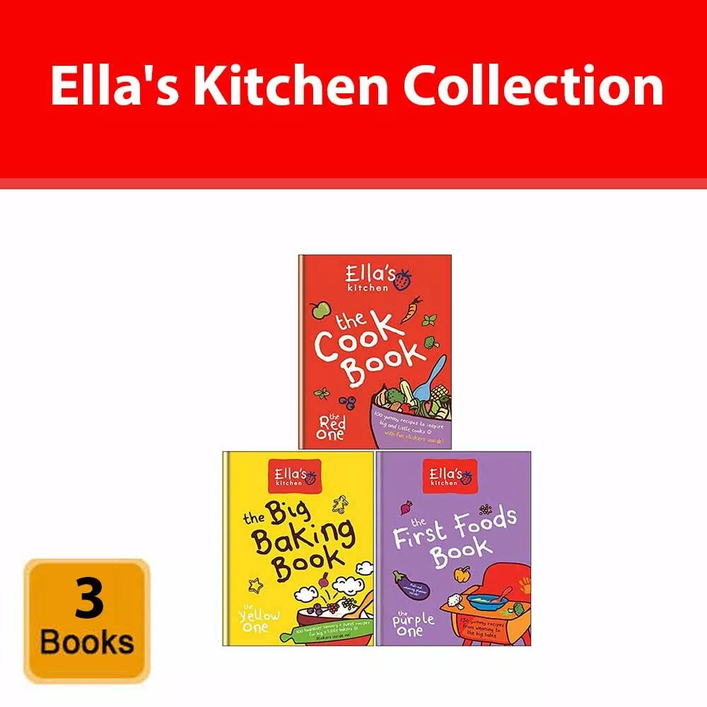 First Foods Book Big Baking bCookbook Red One Collection 3 Books Collection Set