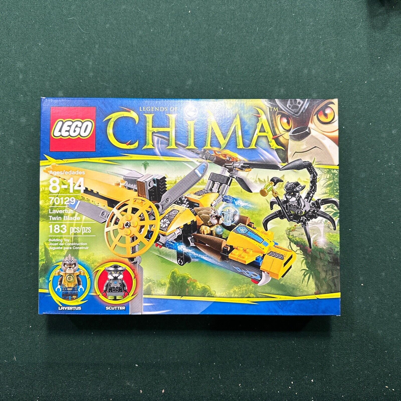LEGO SET 70129 LEGENDS OF CHIMA *LAVERTUS' TWIN BLADE* NEW SEALED 2014 RETIRED