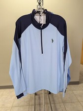 NWT MEN'S ZERO RESTRICTION Z425 PULLOVER, SIZE: L, COLOR: SKYWAY HEATHER M16 
