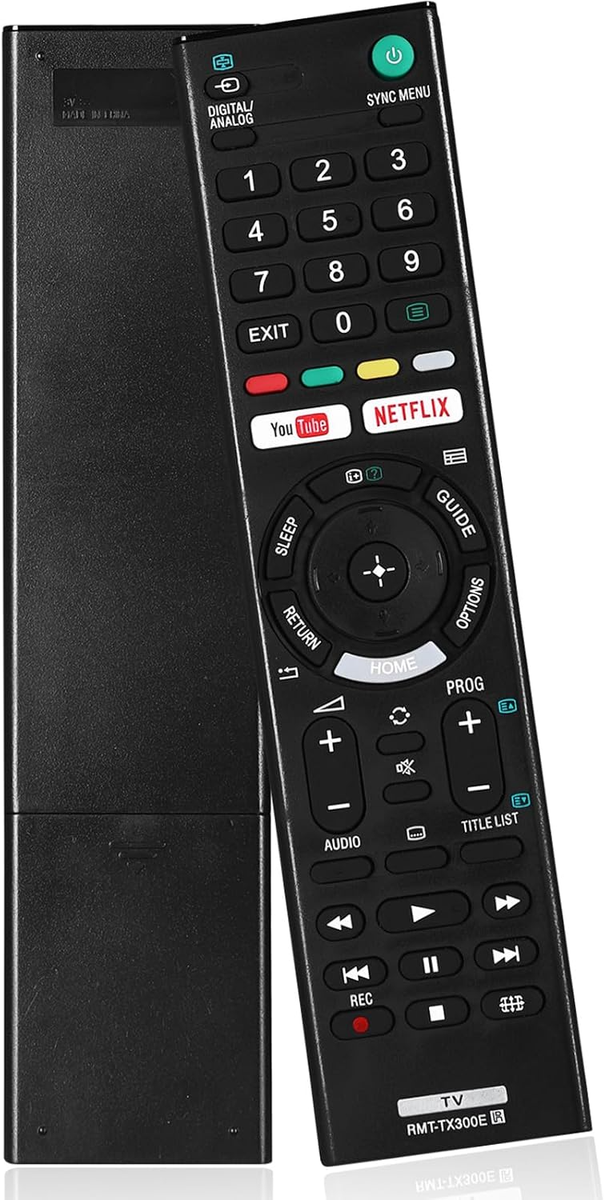 RMT-TX300E Replacement remote control for Sony TV with Netfllx