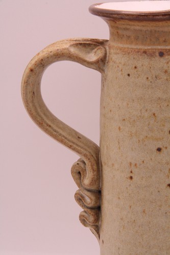 O'Keefe Tall Pitcher Pottery Berry Leaves Vintage - Picture 8 of 14
