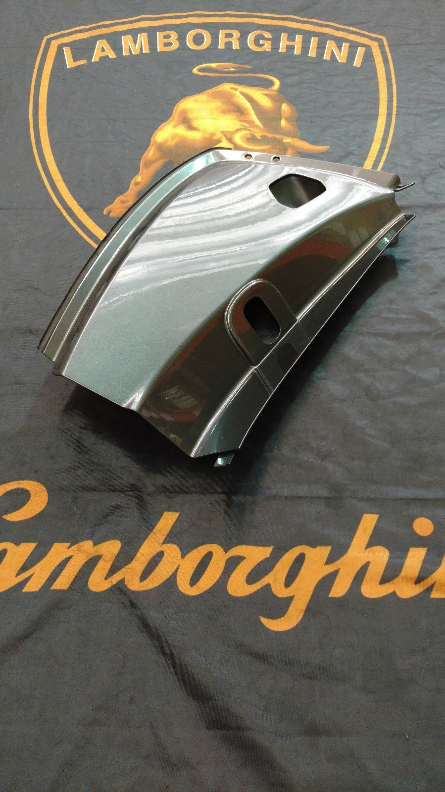 LAMBORGHINI HURACAN RIGHT PASSENGER SIDE QUARTER PANEL DOOR JAM PANEL TRIM OEM