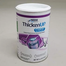 NESTLE ThickenUp Clear Instant Food & Drink Thickening Powder 4.4 oz G12498403 B