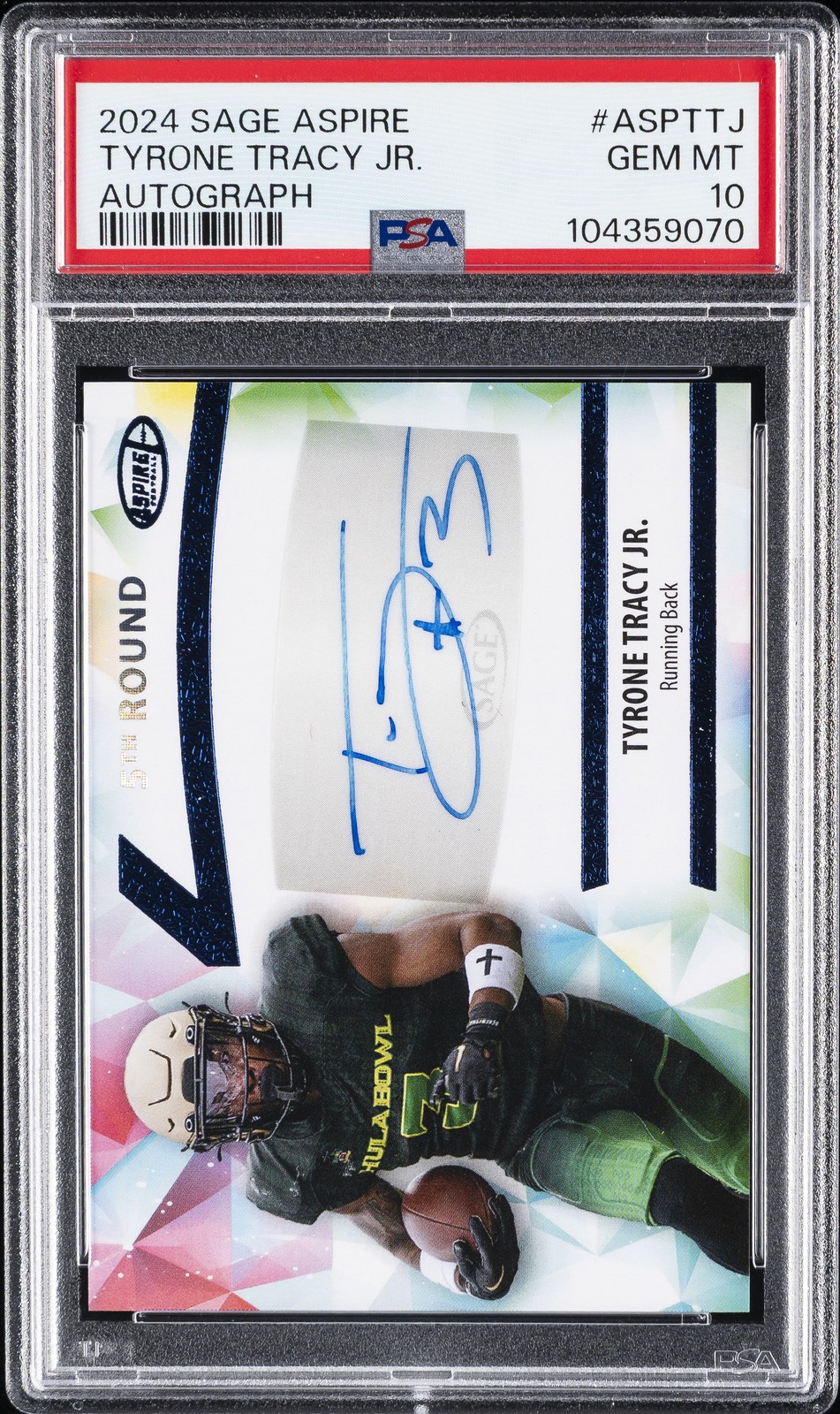 Tyrone Tracy Jr. Sage Aspire Autographs #ASPTTJ Base