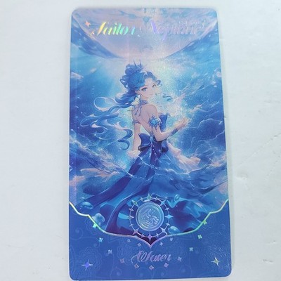 Sailor Moon Neptune Star Dreams Oversized Anime Holo Foil Waifu Card 5inx3in
