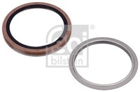 Wellendichtring Kurbelwelle Febi Bilstein 104422 MVQ Silikon-Kautschuk