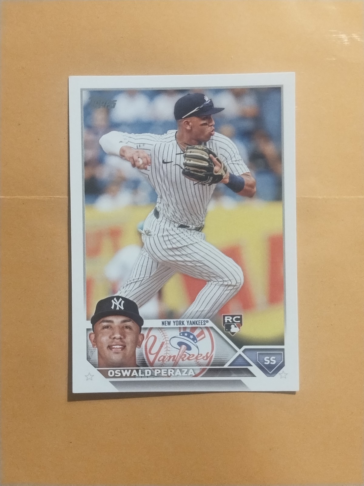 2023 Topps Series 1 Oswald Peraza (RC) #94 New York Yankees Excellent Condition.